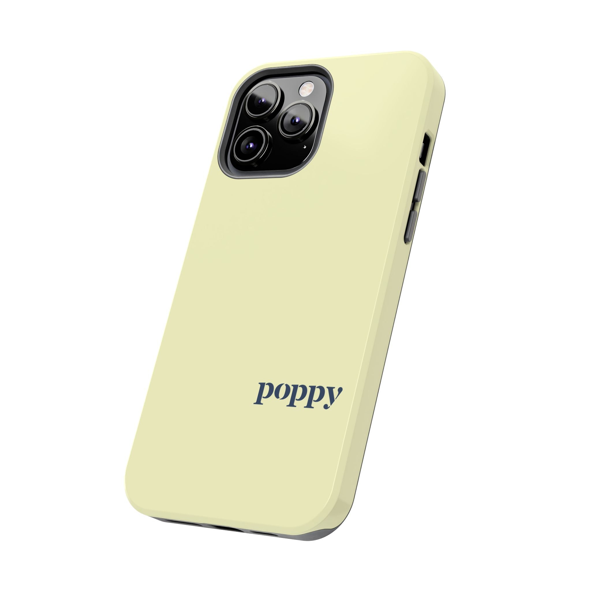 Poppy "Oar"iginals Minimalist Light Yellow Phone Case
