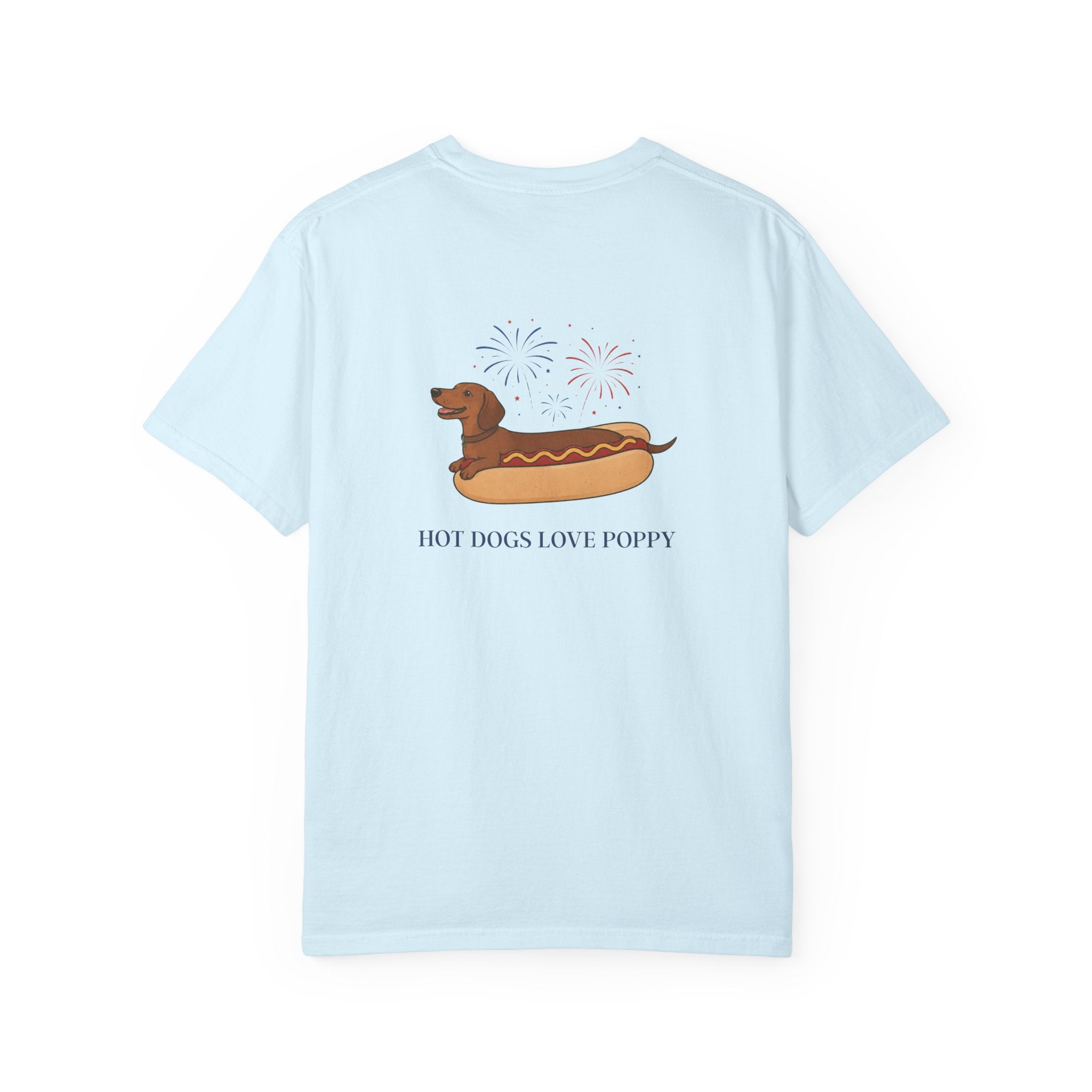 Hot Dogs Love Poppy Tee