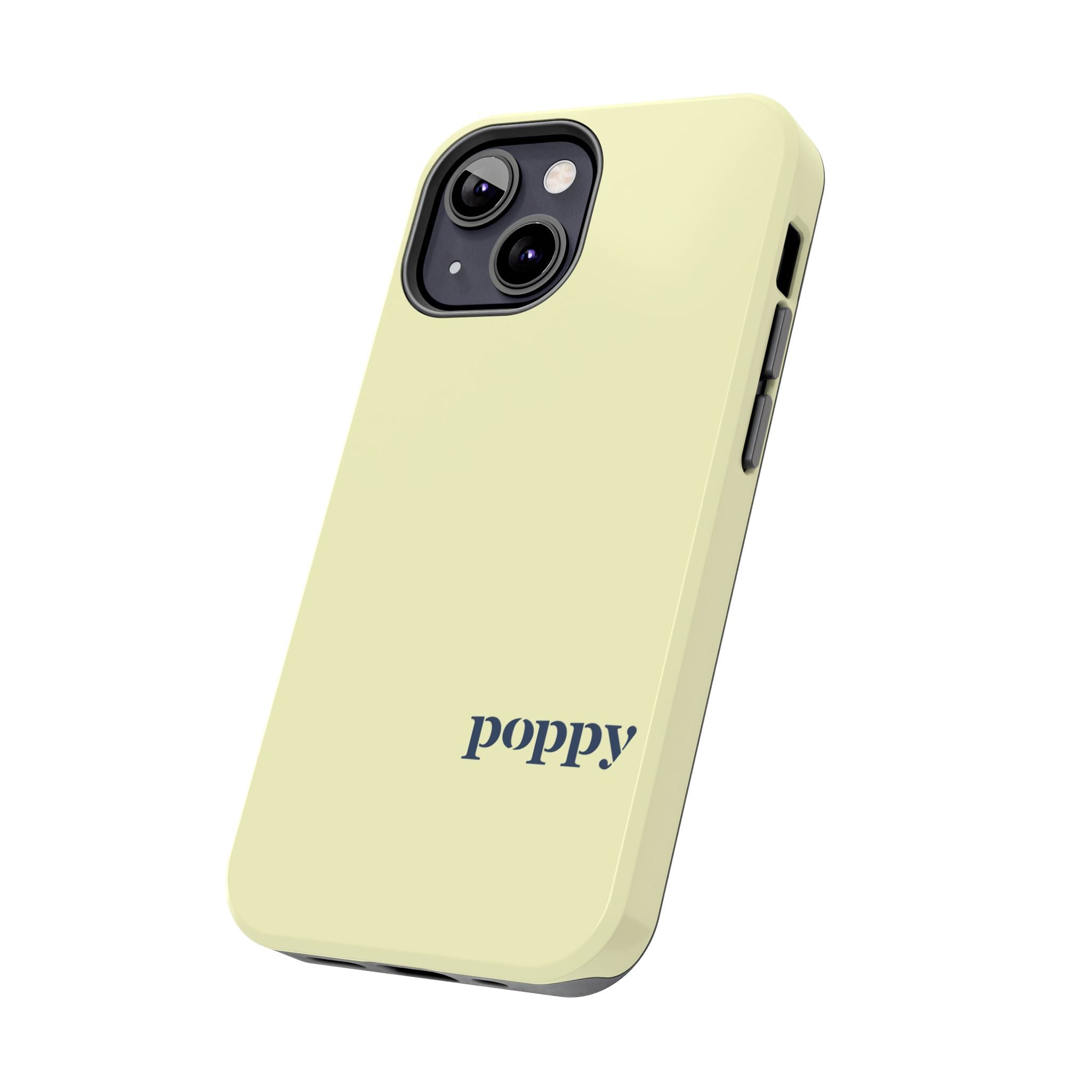 Poppy "Oar"iginals Minimalist Light Yellow Phone Case