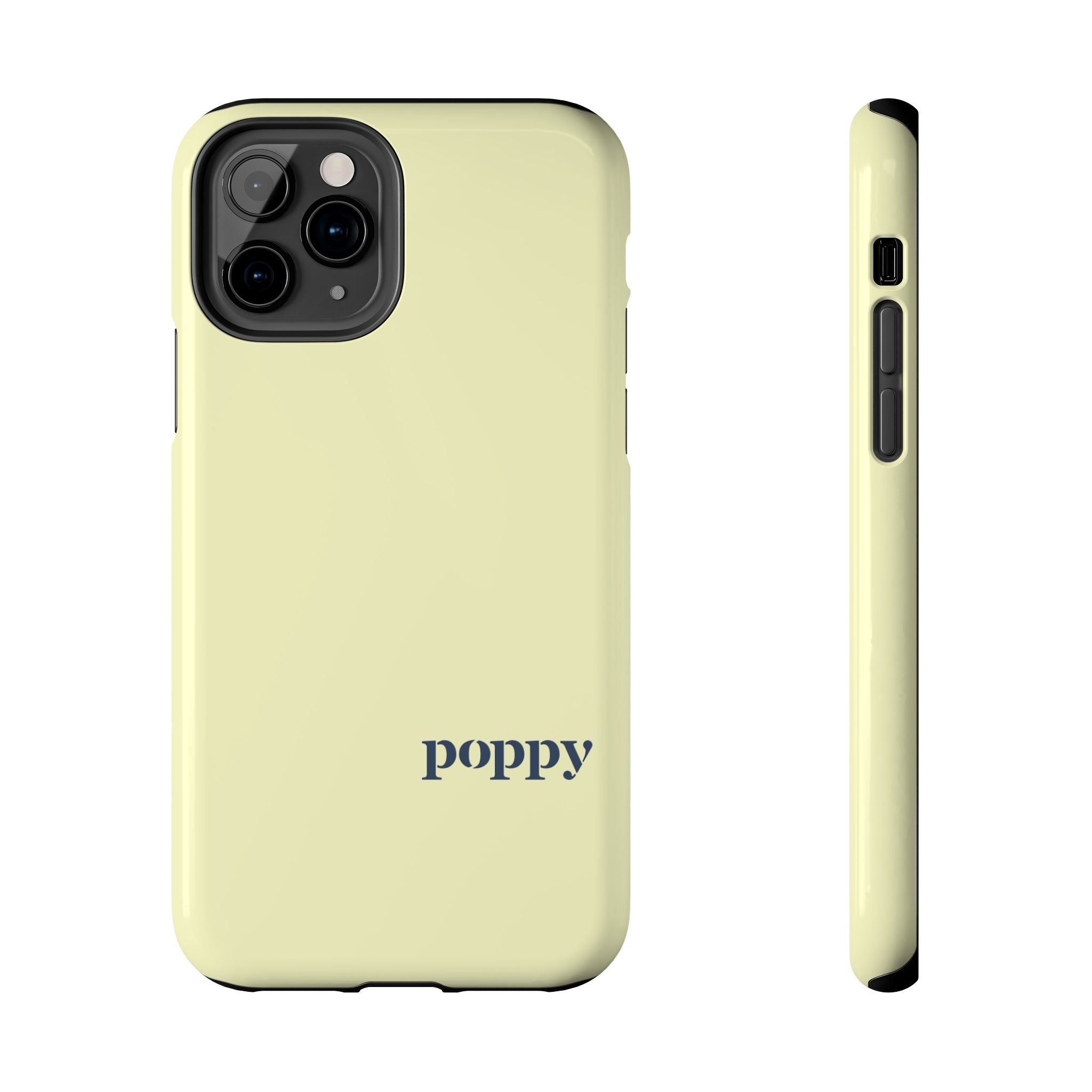 Poppy "Oar"iginals Minimalist Light Yellow Phone Case