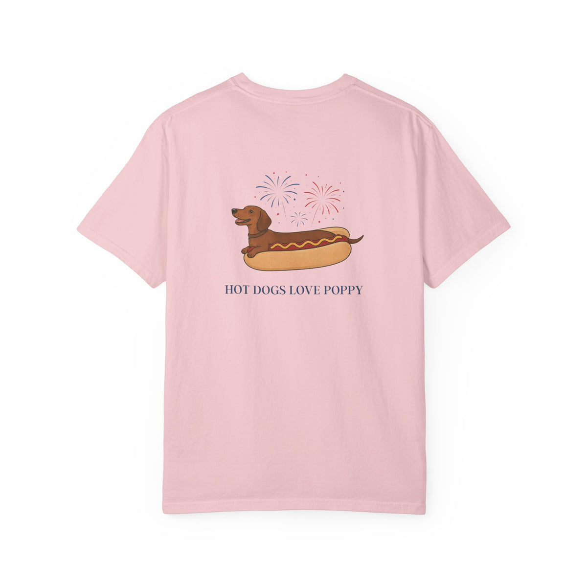 Hot Dogs Love Poppy Tee