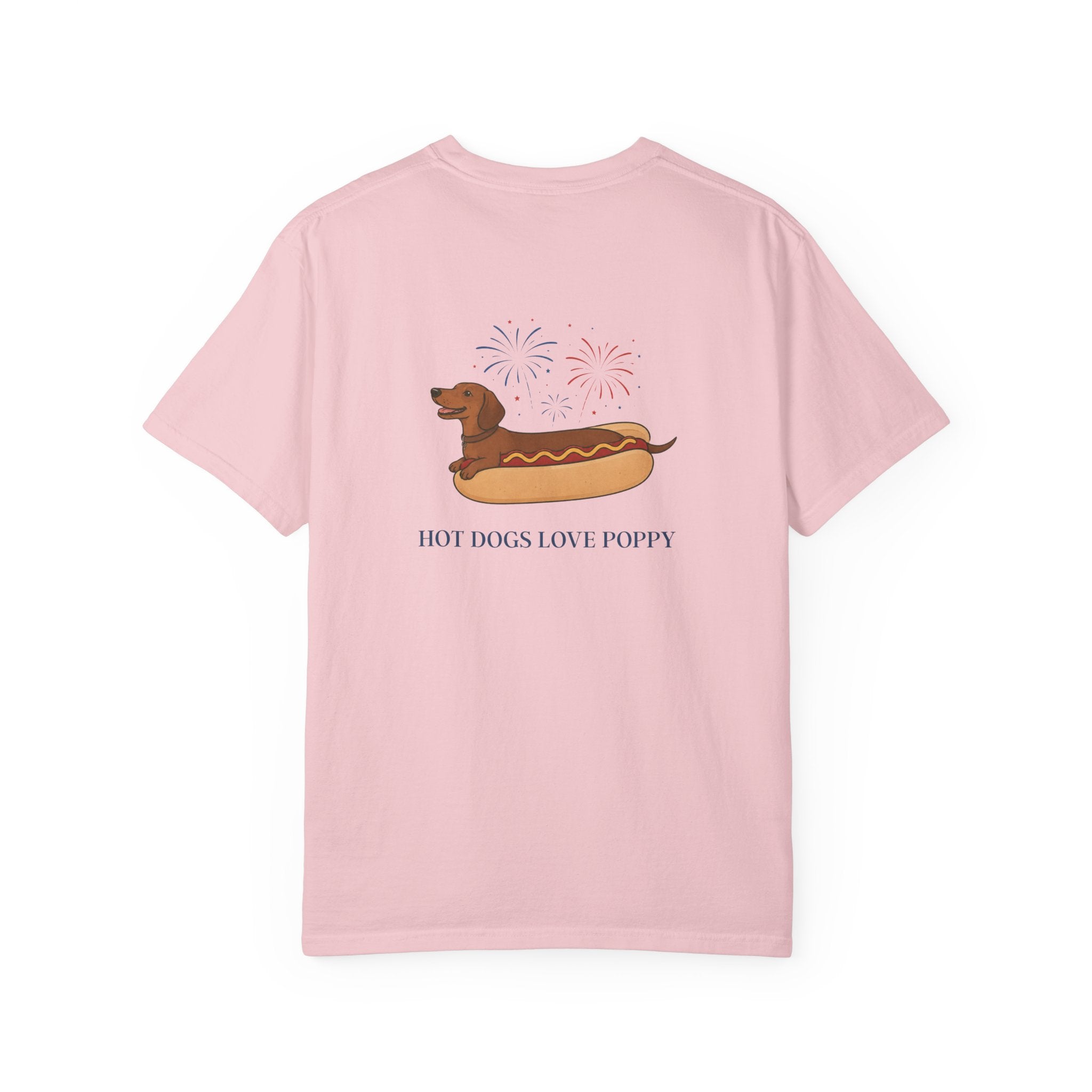 Hot Dogs Love Poppy Tee