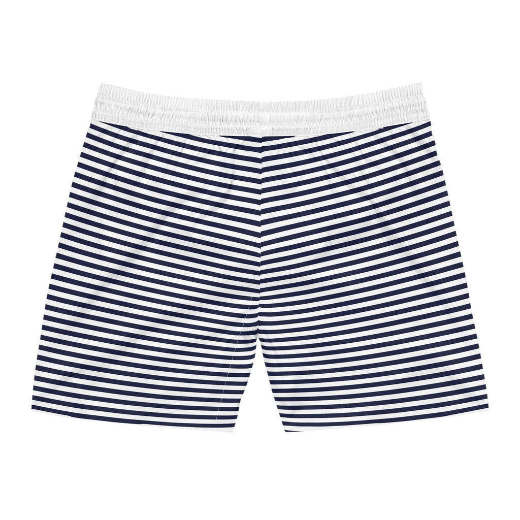 Poppy Stripe Mens Swim Trunks