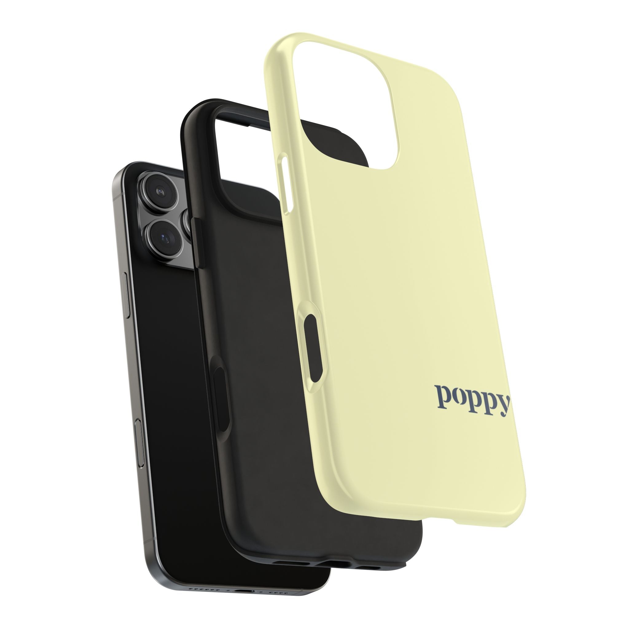 Poppy "Oar"iginals Minimalist Light Yellow Phone Case