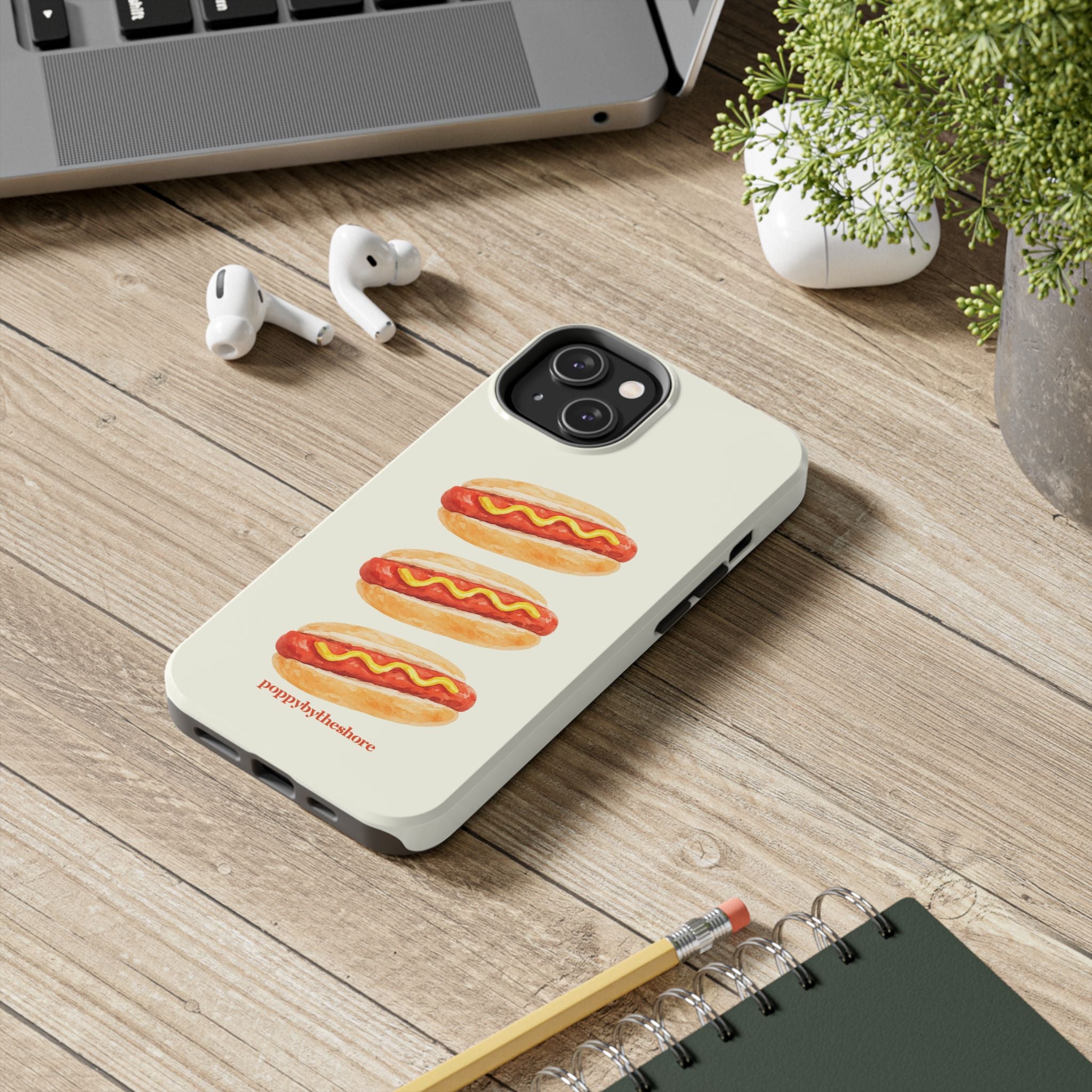 Poppy Hot Dog Phone Case