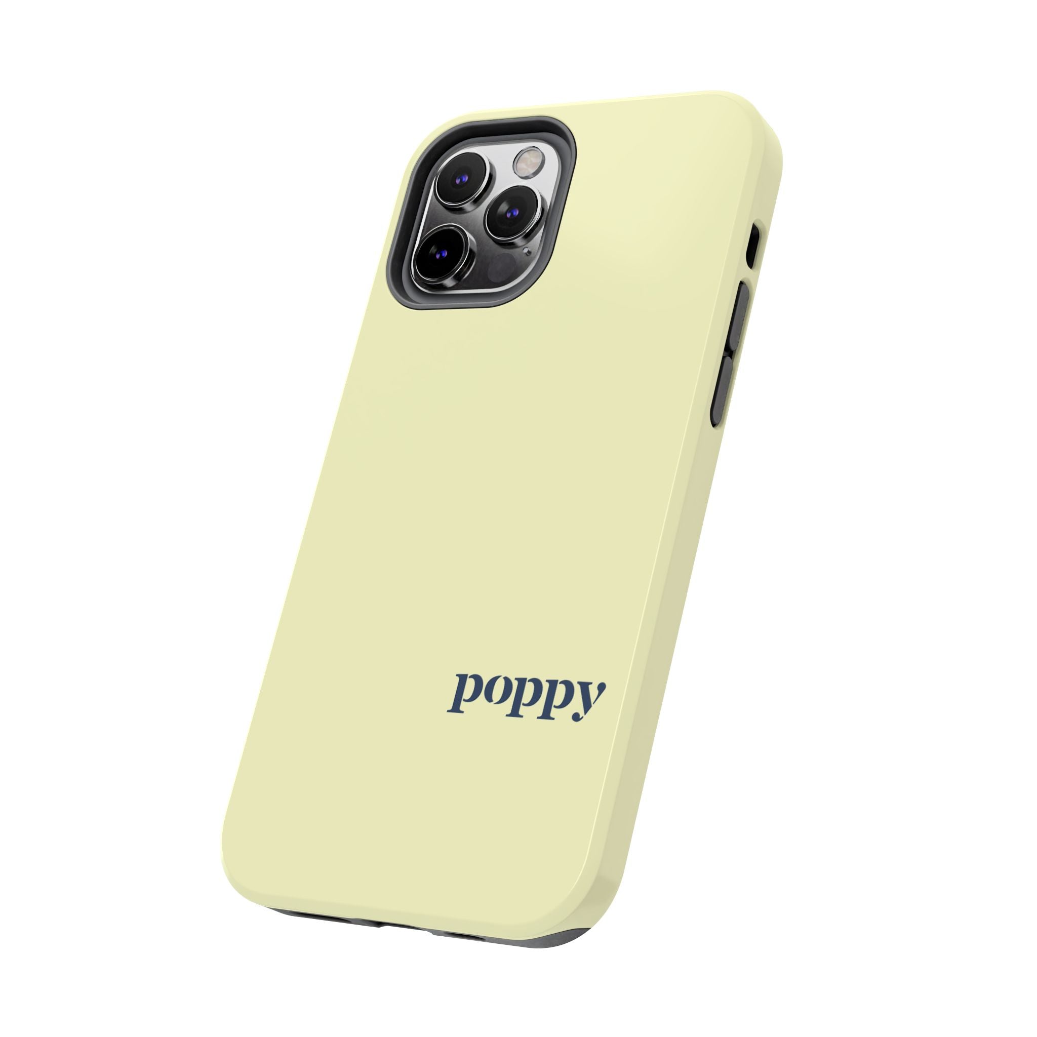 Poppy "Oar"iginals Minimalist Light Yellow Phone Case