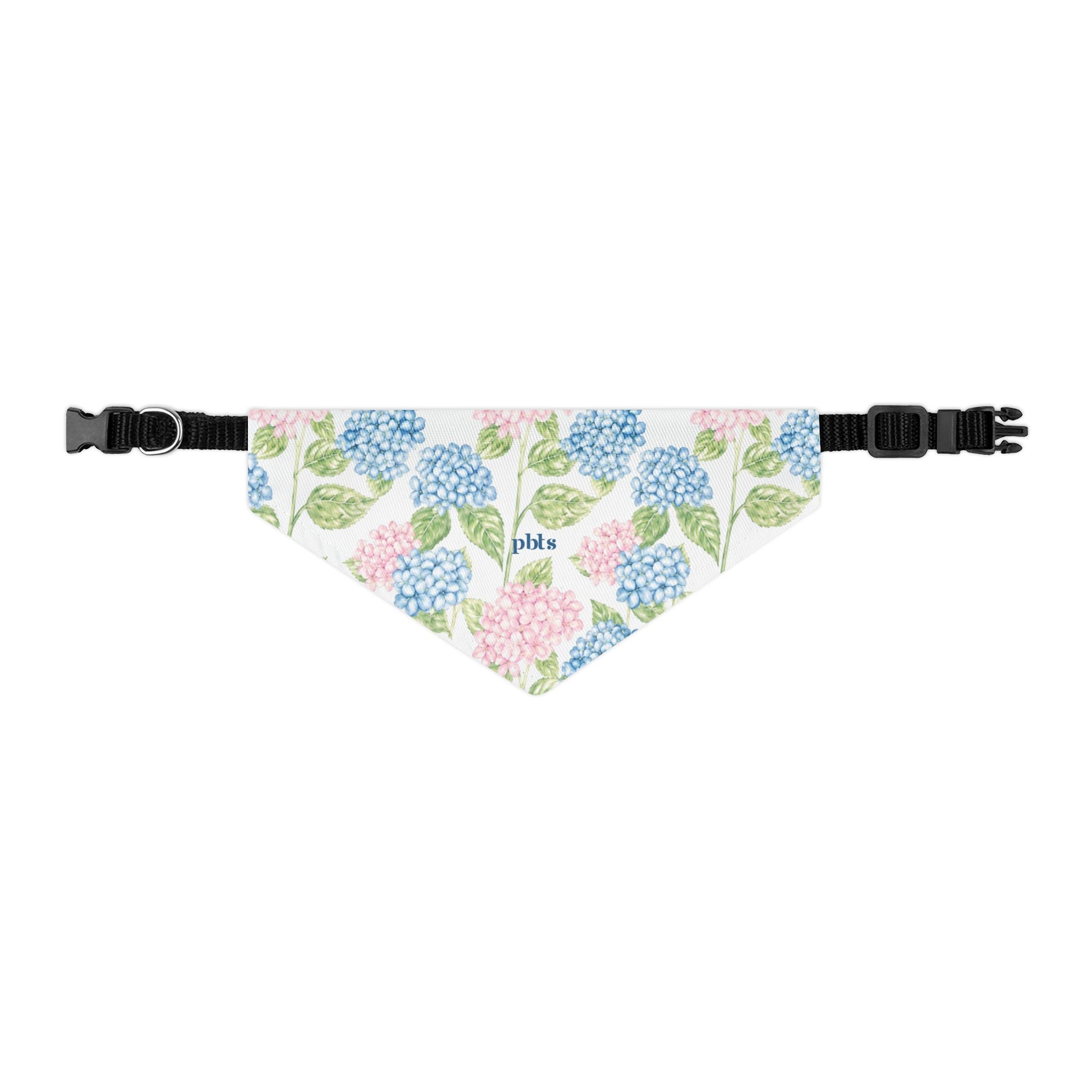Hydrangea Pet Bandana Collar