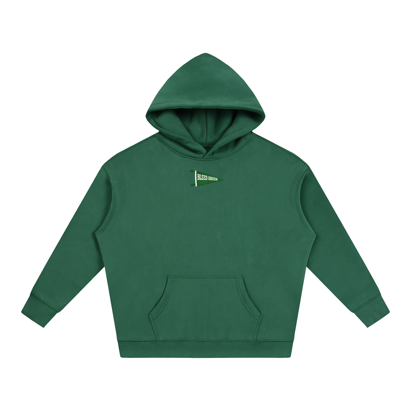 Poppy Bleed Green Hoodie