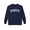 Poppy Hydrangea Print Crew