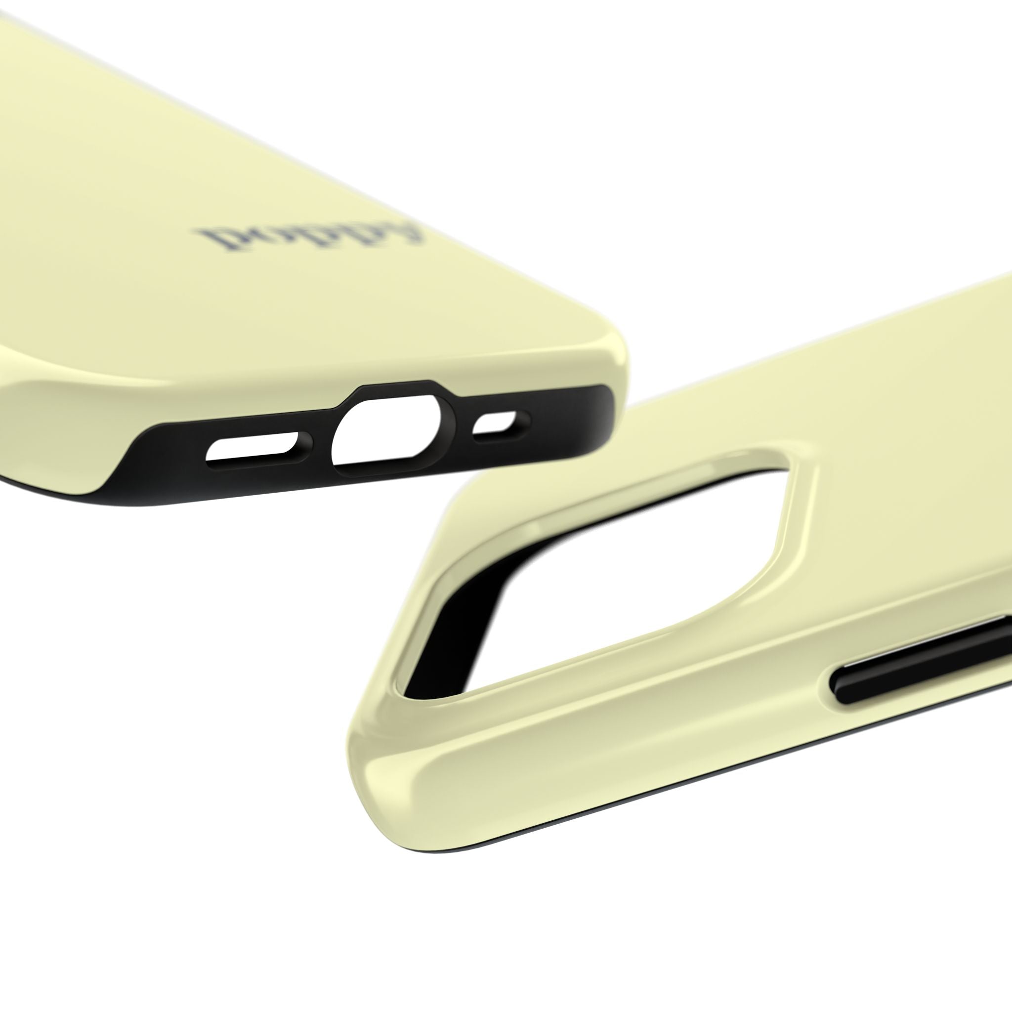 Poppy "Oar"iginals Minimalist Light Yellow Phone Case