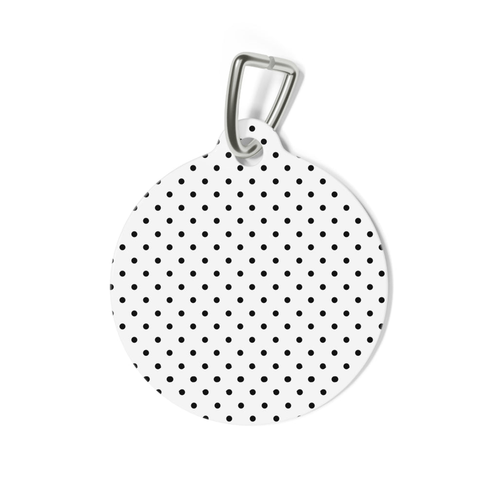 First Mate Polka Dot Pet Tag