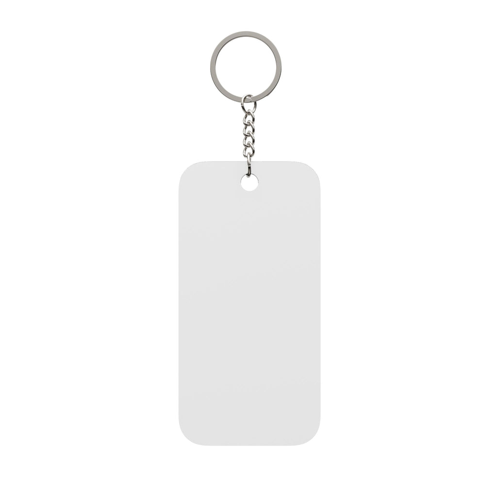 Poppy License Plate Keychain