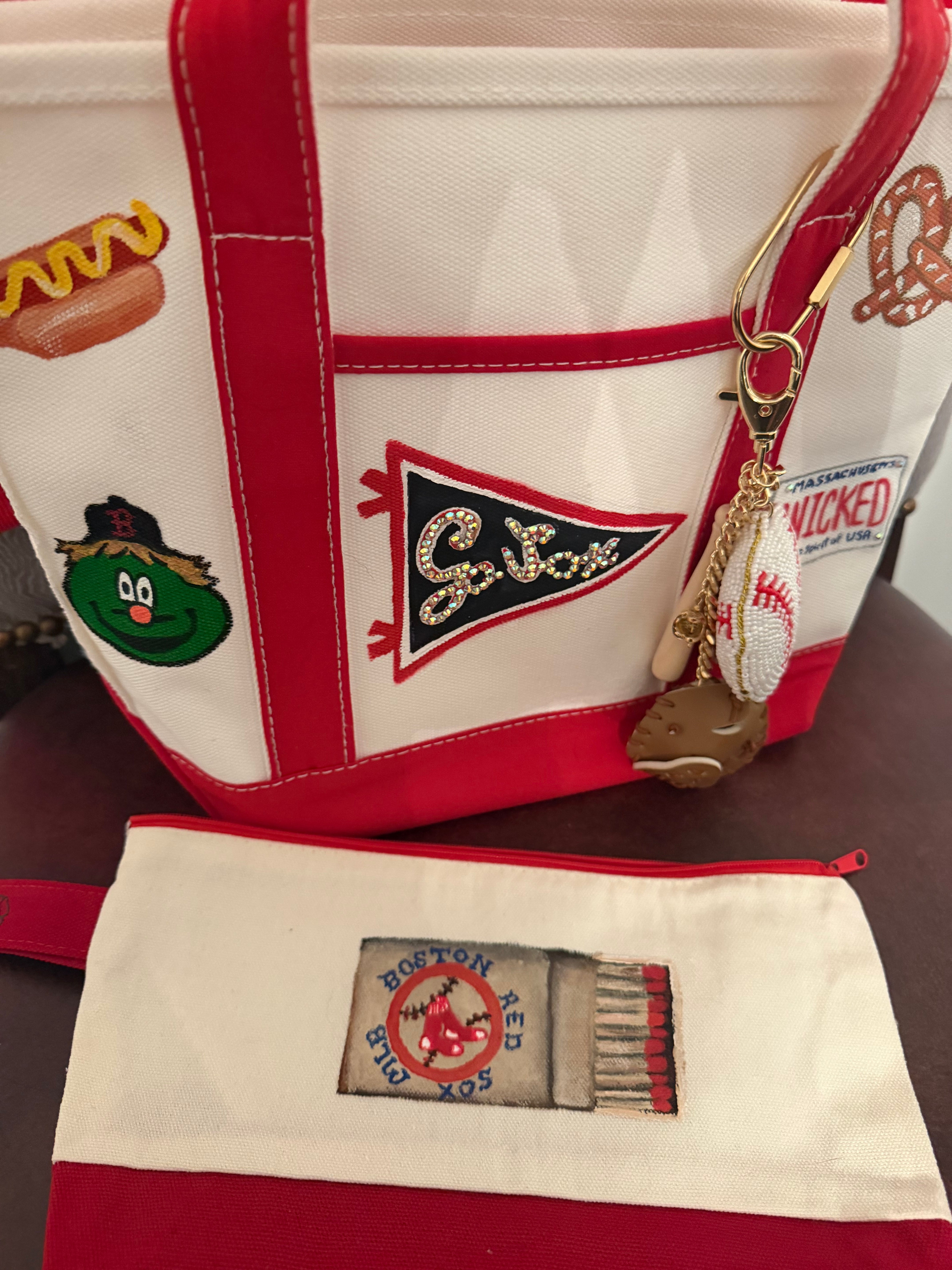 Poppy Hand Painted Matchbox Bag