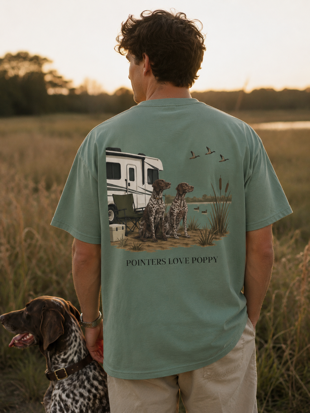 Hudson & Bronco Love Poppy Tee