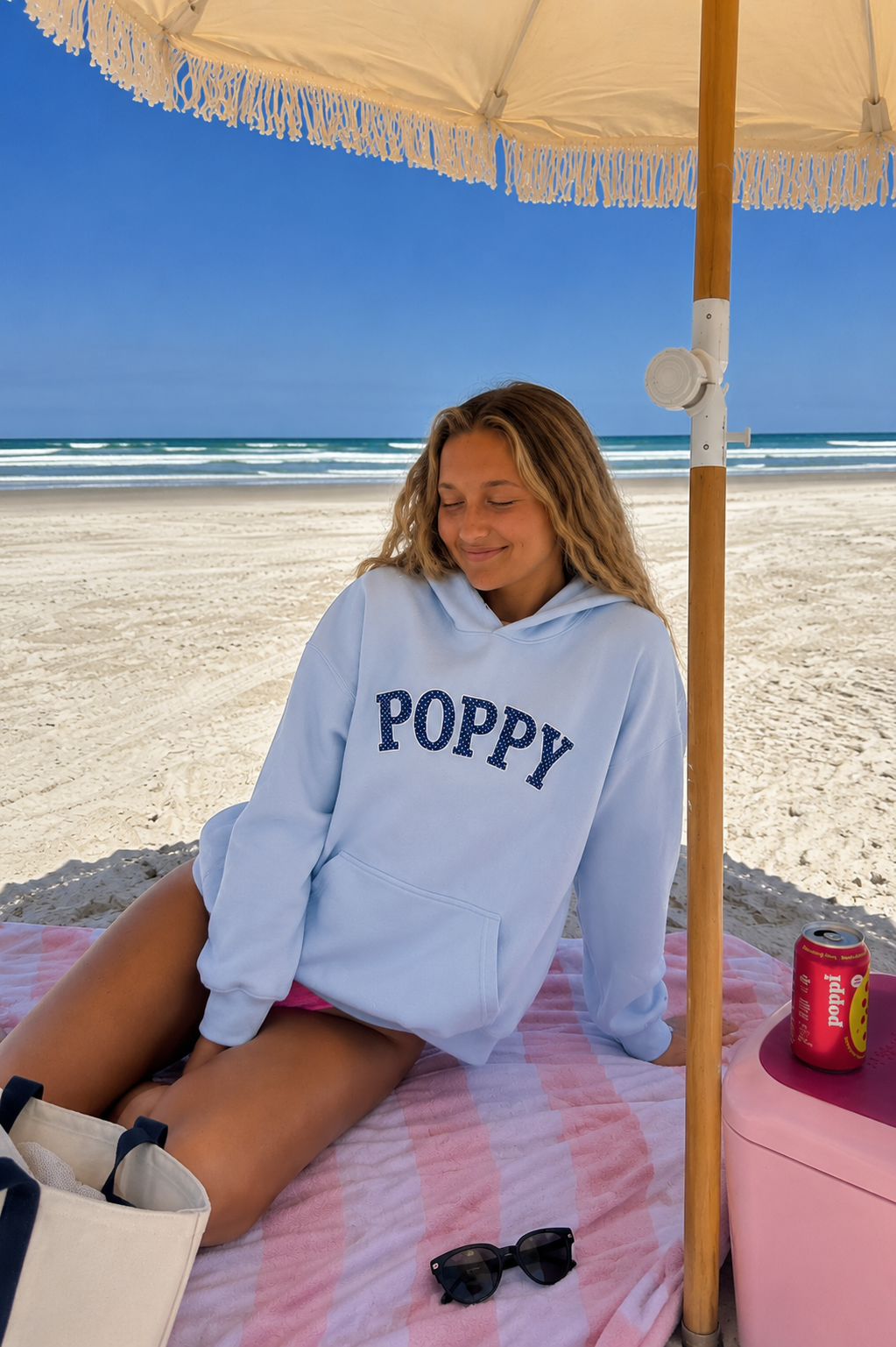 Poppy Polka Dot Hoodie