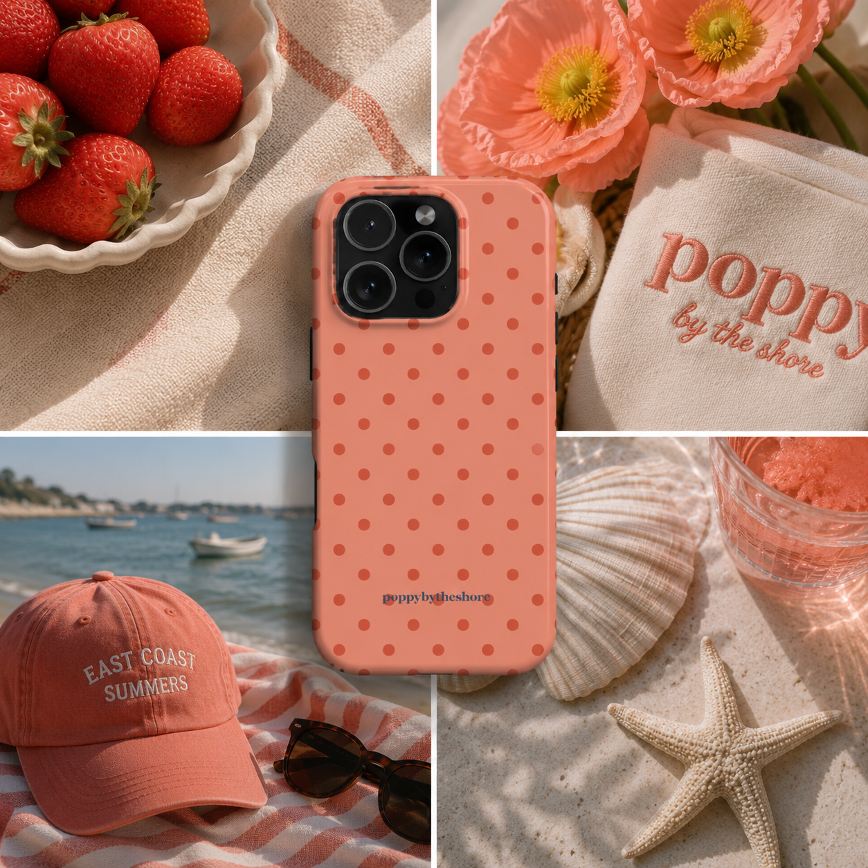 Poppy's Coral Coast Phone Case