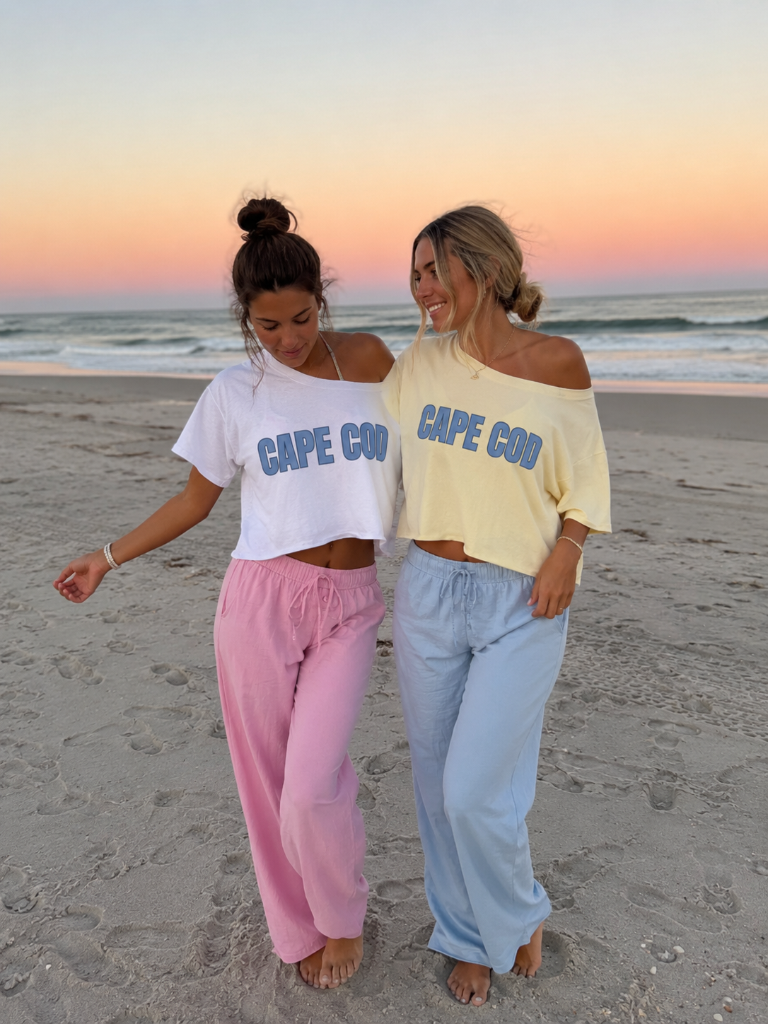 Poppy Cape Cod Crop Tee