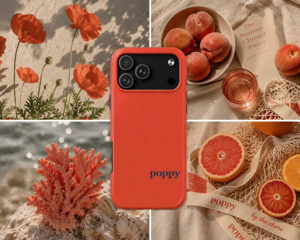 Poppy Sunset Phone Case