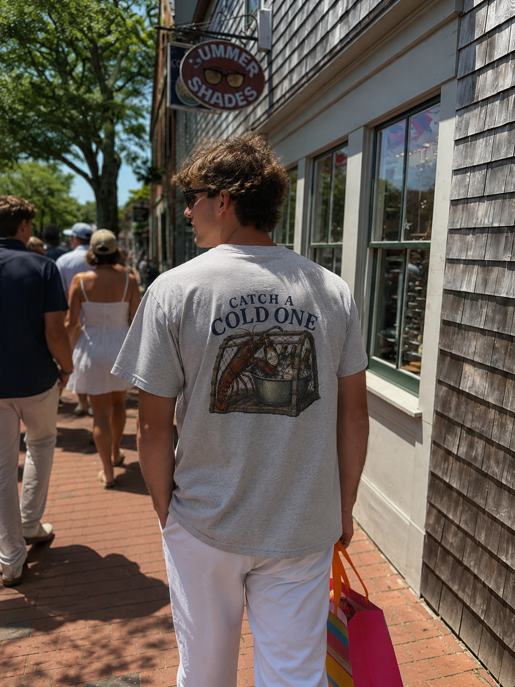 Poppy Lobster Trap Pocket Tee