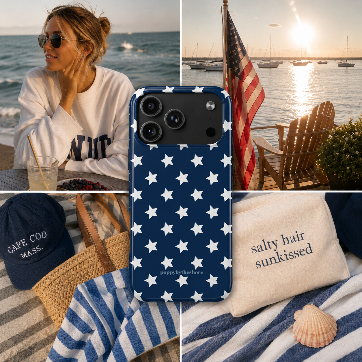 Poppy Under the Stars Phone Case