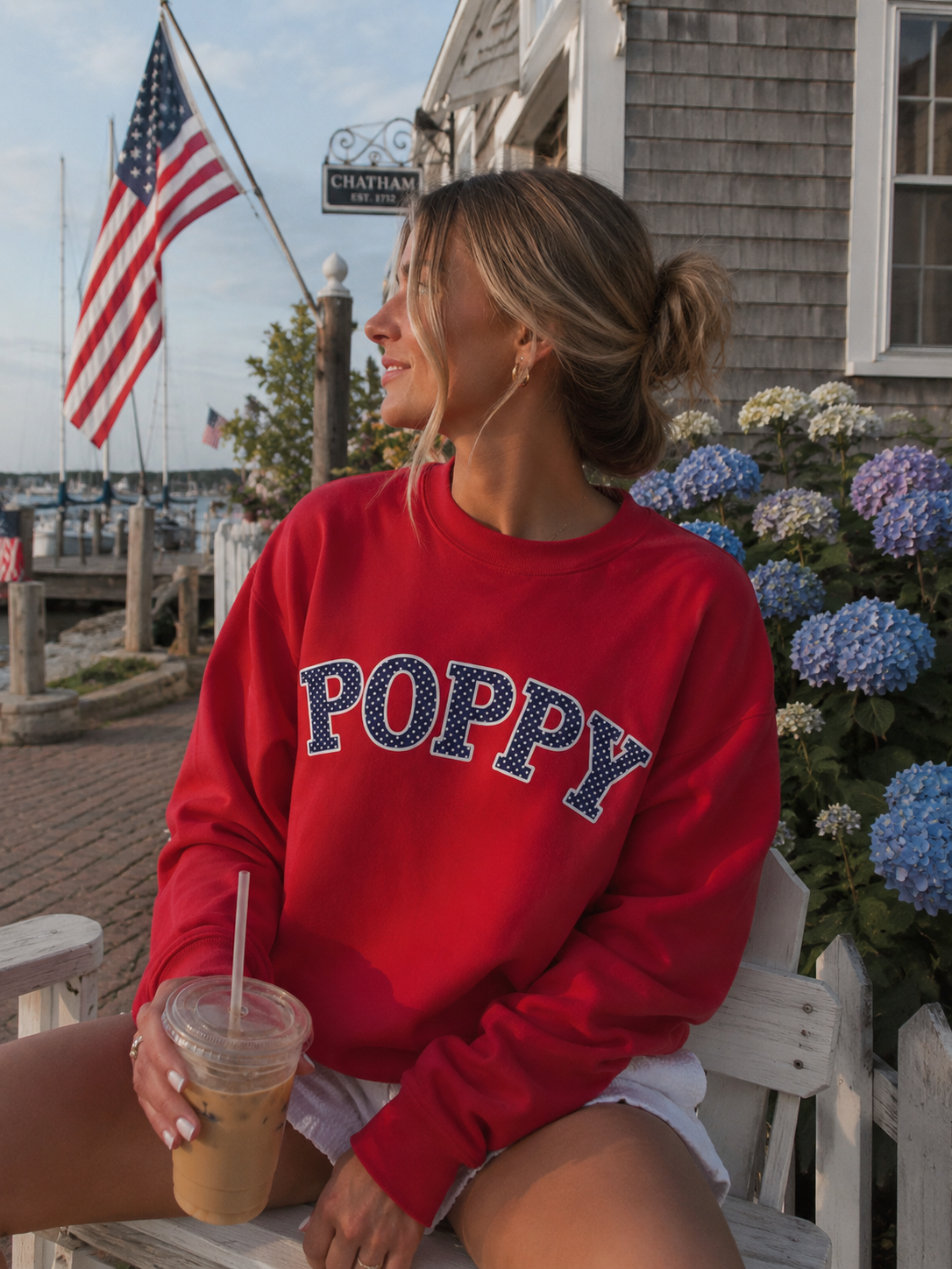 Poppy Polka Dot Crew