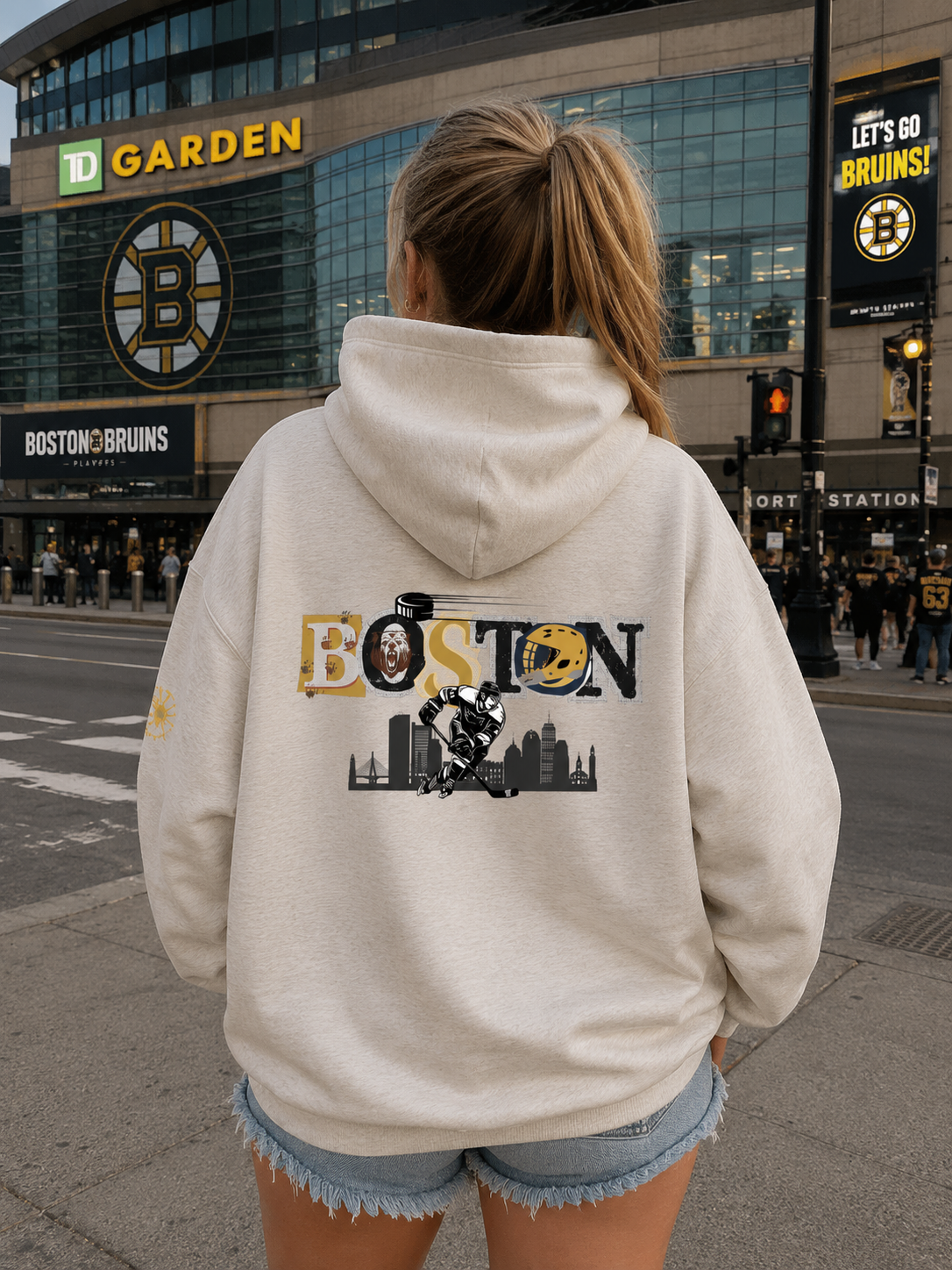 Poppy Puck Yeah Hoodie