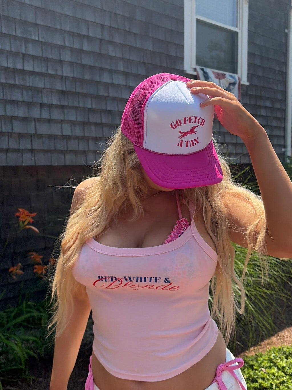 Go Fetch a Tan Trucker Hat
