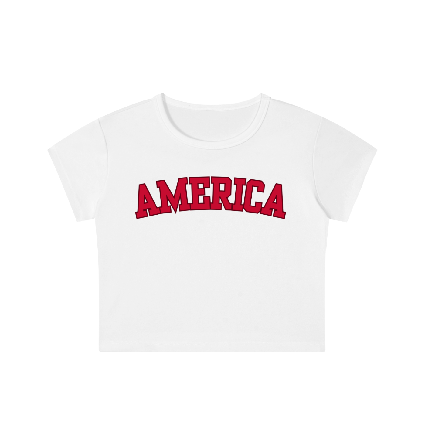 Poppy America Crop Top