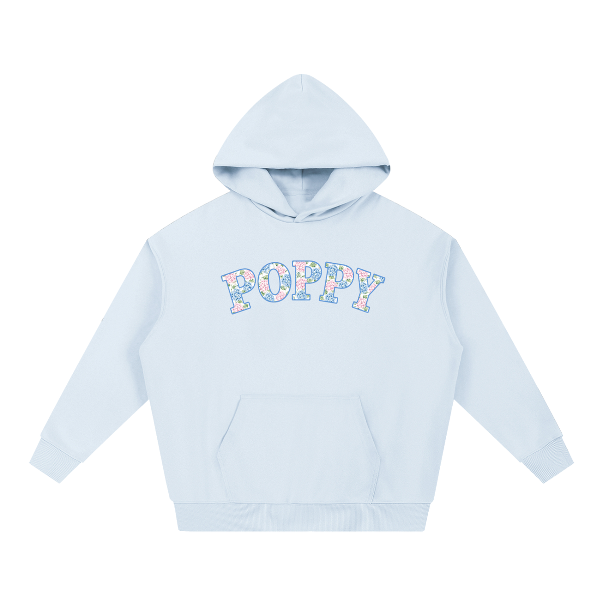 Poppy Hydrangea Hoodie