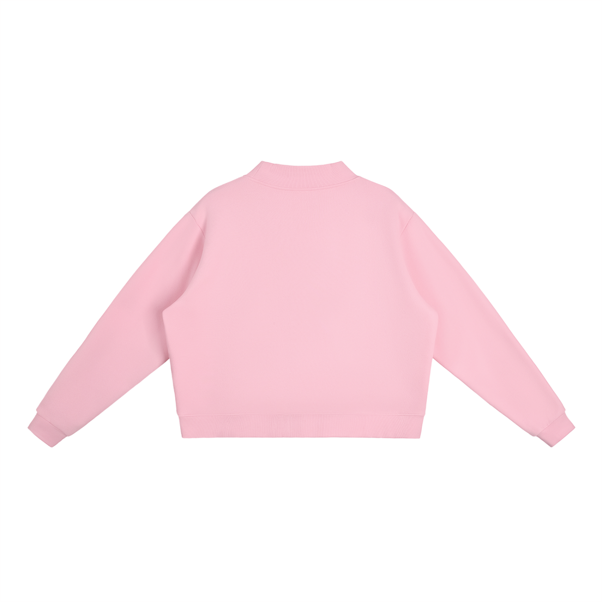 Poppy Polka Dot Mock-Neck Sweatshirt